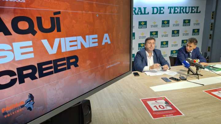 «Aqui se viene a creer».El Pamesa Teruel Voleibol lanza  su campaña de socios