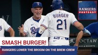 The Rangers lowered the broom on the MLB best Brewers to cap off a 5