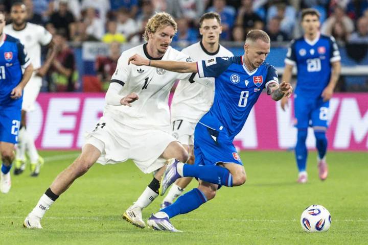 2-0. Eslovaquia da la sorpresa y somete y derrota a Alemania