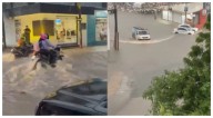 Tormenta azota Bahía y deja bajo el agua a Valle Dorado y San Vicente