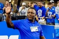 2 on Michigan’s Mount Rushmore watch Lions game together in a double GOAT moment