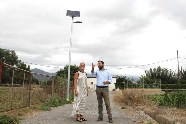 Castellón instala 17 nuevos puntos de alumbrado en 10 caminos de la Marjaleria