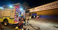 Susto en glorieta de la 80 en Medellín tras incendio de un negocio