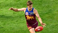 Brisbane Lions forward Zac Bailey pays tribute to his mum after she attended grand final following a stroke