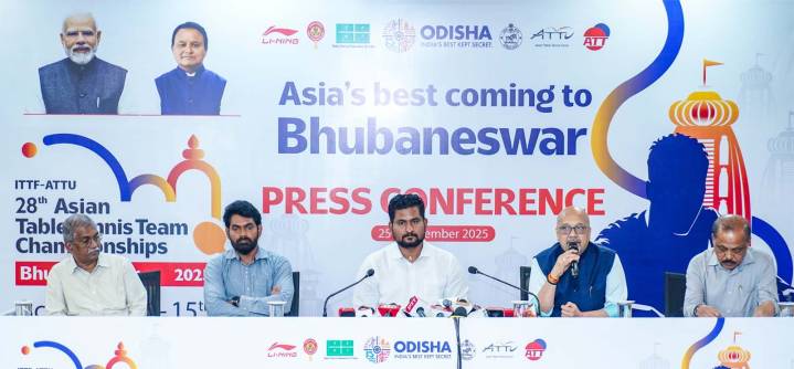 Odisha Hosts Asian Table Tennis
