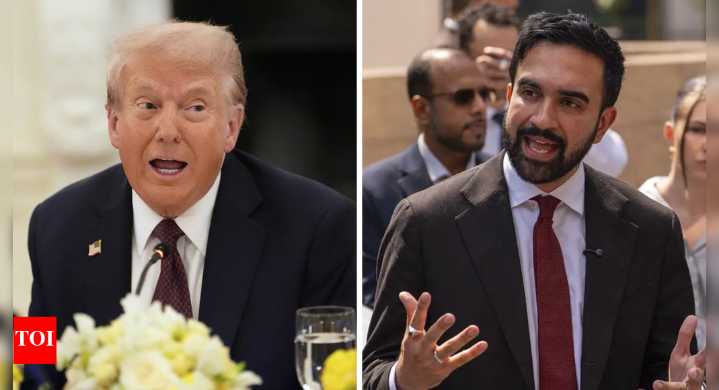 'Like no mayor in history': Trump's fresh threat of choking fund to Mamdani as Eric Adams drops out of NYC race