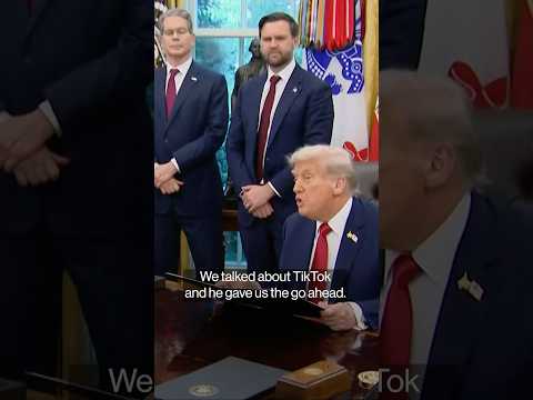 Trump Signs TikTok Order With US App Value at $14 Billion