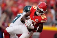 Chiefs vs. Eagles: Patrick Mahomes finds ex