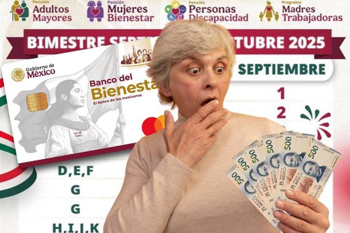 Pensión del Bienestar... estas letras reciben pago del 19 al 25 de septiembre