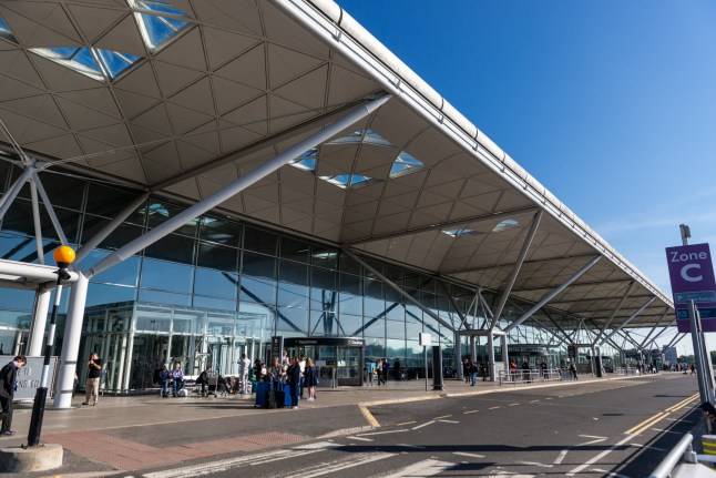 London Stansted Airport departures suspended after fire in departure lounge