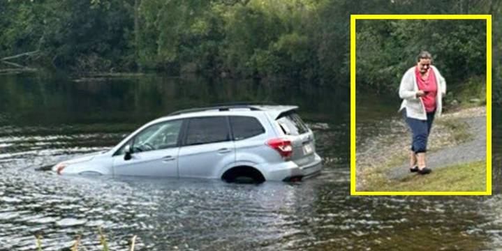 Massachusetts protester’s stand against ICE ends in a splash: her car rolls into lake and sinks