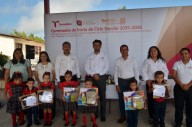 Inaugura SEDENER ciclo escolar 2025-2026 en Llera y Díaz Ordaz