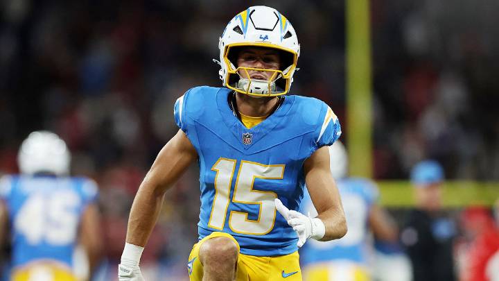 Ladd McConkey doesn’t practice with biceps injury