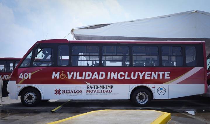 Hidalgo fortalece la movilidad inclusiva con nuevas unidades adaptadas