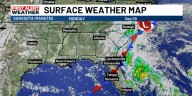 Front that steers Atlantic cyclone toward the United States will bring morning showers to the Suncoast