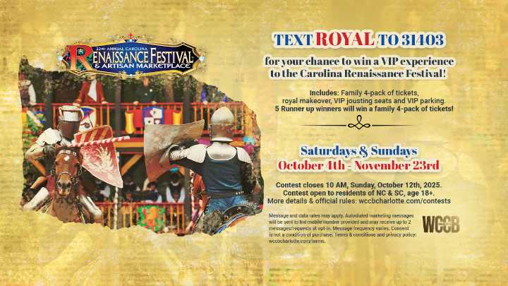 2025 Carolina Renaissance Festival Text2Win Contest