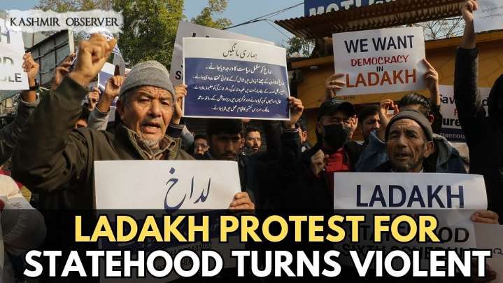 Video: Leh Erupts In Violence As Ladakh Youth Demand Statehood