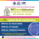 Informa DIF Municipal a dónde ir por tu apoyo PAAM este lunes 29 de septiembre