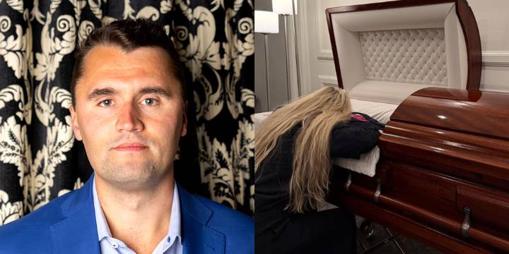 Erika Kirk Shares Photos of Charlie Kirk’s Body in His Casket While Breaking Her Silence on His Death 