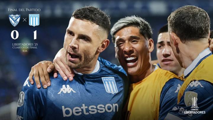 Racing aprovechó el hombre de más y pegó primero en la serie ante Vélez