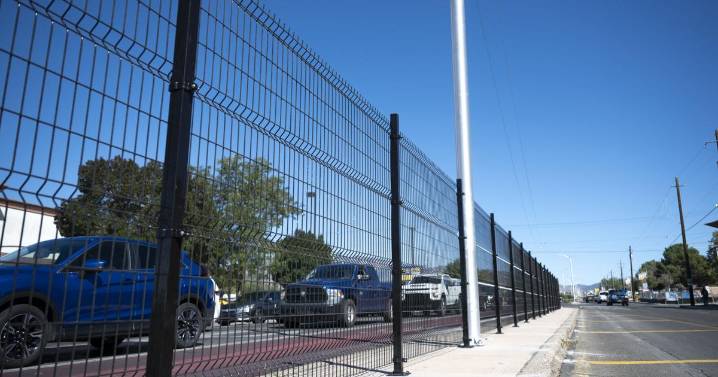 The city of Albuquerque is installing pedestrian fencing on East Central; work to take about two months