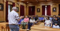 Alumnos de Bos Aires visitan a Deputación de Ourense