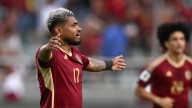 Josef Martínez, cerca de anotar un golazo de chilena con Venezuela vs. Selección Colombia
