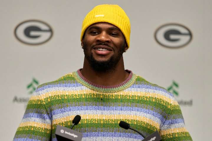 Micah Parsons’ #1 Green Bay Packers jersey is available on pre