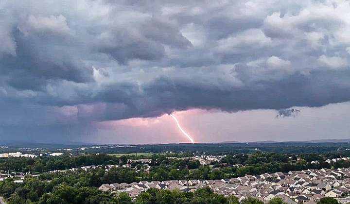 Showers, thunderstorms with hail expected in central Pa. today