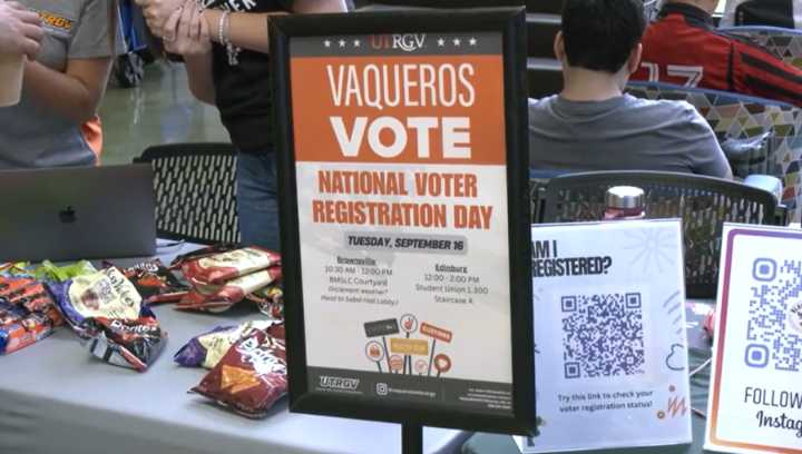 UTRGV held voter registration drive to uplift future generations
