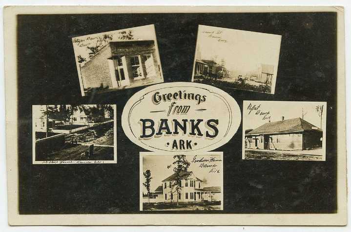 Arkansas Postcard Past: Banks (Bradley County) in 1908