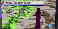 Storm chances ahead Friday night and Saturday