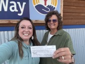 DKG donates to Bemidji Community Food Shelf, United Way
