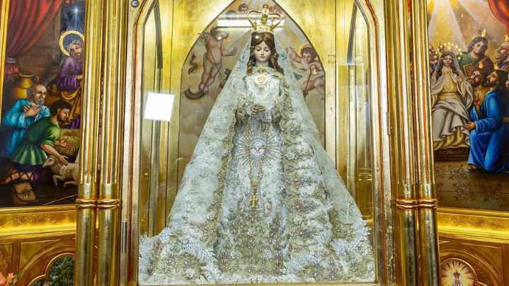 Vestido de la Virgen del Valle para su llegada a la Isla de Cubagua será color beige con imágenes