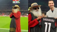 Spiritual Guru Sadhguru Gets Warm Welcome At San Siro Stadium, Receives Jersey From Zlatan Ibrahimovic; Check Pics