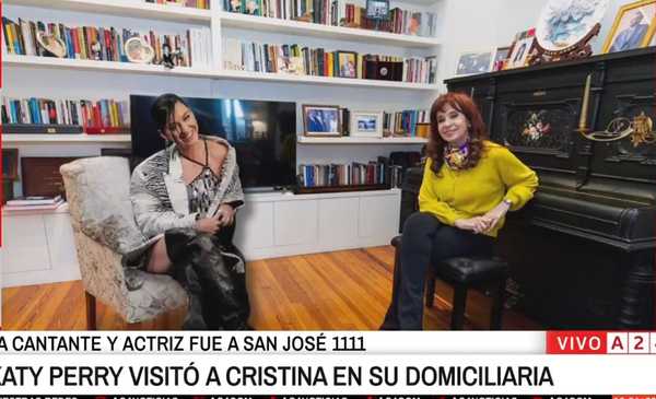 Feinmann se comió la fake news de Katy Perry visitando a Cristina