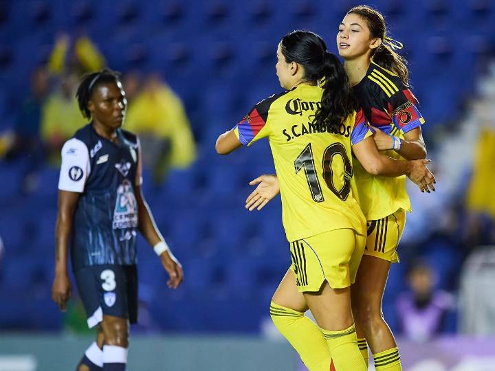 América vence a Pachuca y es líder en Concacaf W Champions Cup