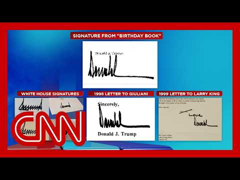 White House: Trump 'did not sign' Epstein birthday letter