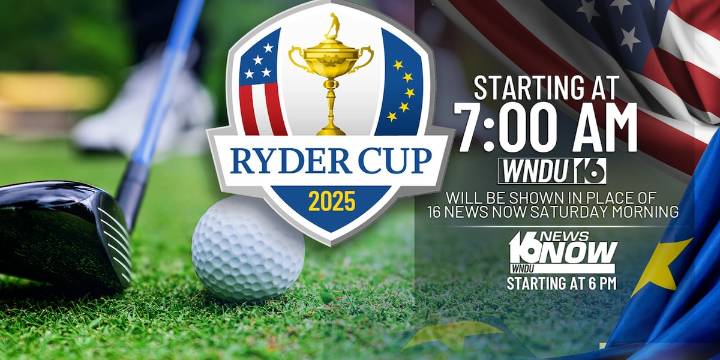 No Saturday morning newscast on WNDU due to 2025 Ryder Cup