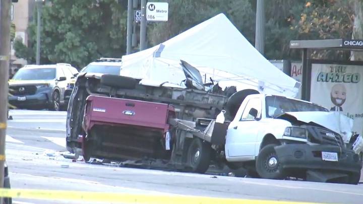 Deadly crash, standoff in Boyle Heights ends with suspect surrendering