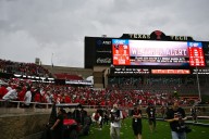 Oregon State vs. Texas Tech football game in weather delay