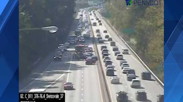 Outbound Parkway East near Swissvale exit restricted after multi