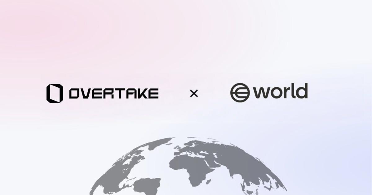 Overtake Partners with World to Introduce Proof-of-Human in OVERTAKE Marketplace