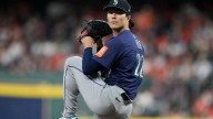 Seattle starter Bryan Woo exits after throwing warmup pitches in 6th vs. Astros