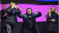 Javier Milei, en Moreno: apuntó al kirchnerismo por "operaciones" contra él y su hermana Karina