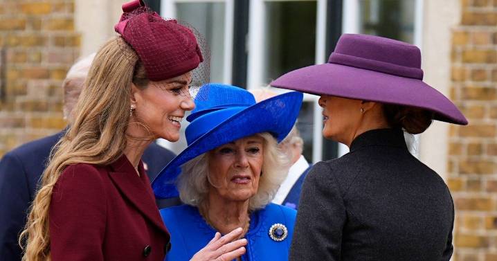 Kate Middleton's 'uncomfortable' handbag trick after Donald Trump's 'affectionate' move