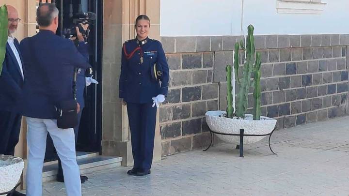 La princesa Leonor comienza en la Academia General del Aire la última etapa de su formación militar