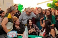 Rocha Moya recibe a ciudadanos en Palacio de Gobierno por Brigadas del Bienestar y Kermés