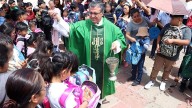 Bendicen mochilas y útiles escolares en Contla para dar inicio al nuevo ciclo escolar