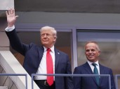 Trump’s U.S. Open visit sparks boos and long security lines